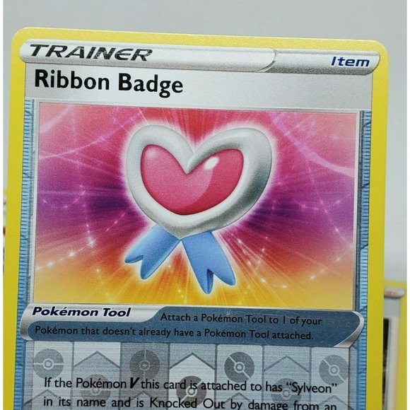 Pokemon 2021 Trainer Ribbon Badge Pokemon Trading Collectible Card - Picture 4 of 8
